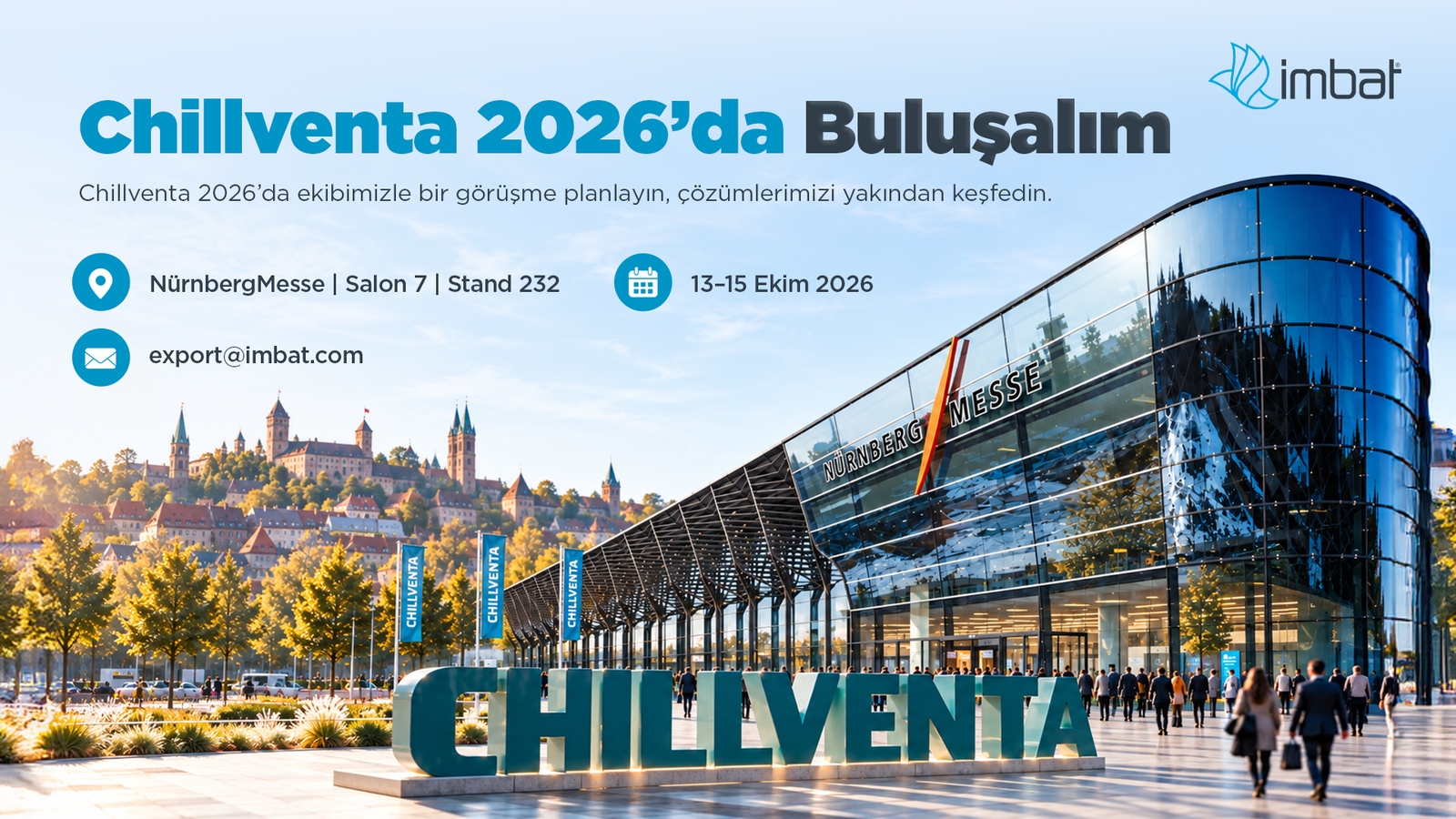 İmbat на Chillventa 2026, Нюрнберг, павильон 7, стенд 232