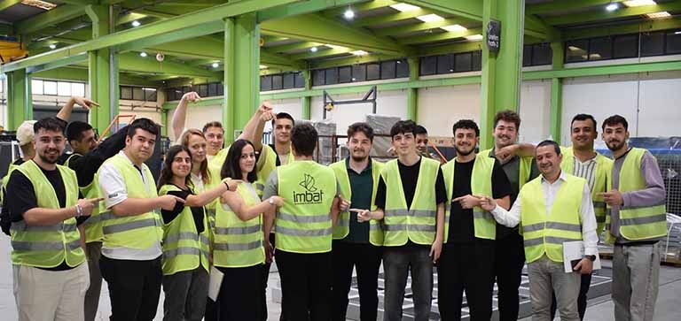 Стажёры IMBEX 2026 на производстве İmbat